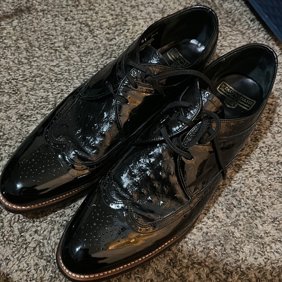 Stacy Adams with ostrich feathers size 11.5 - Picture 6 of 6